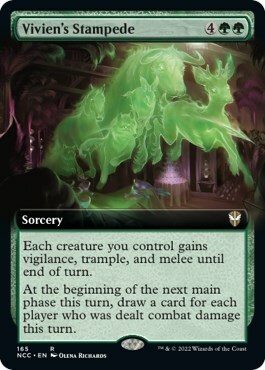 Vivien's Stampede Card Front