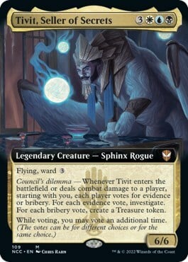 Tivit, Seller of Secrets Card Front