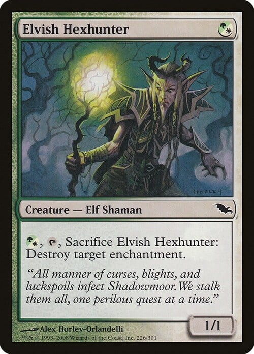 Elvish Hexhunter Card Front