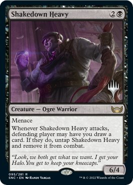 Shakedown Heavy Card Front