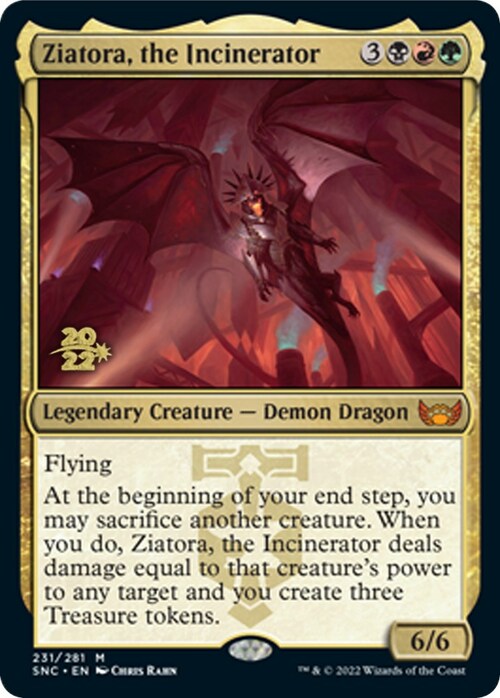 Ziatora, the Incinerator Card Front