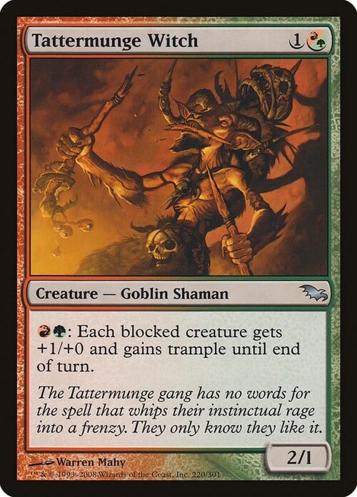 Tattermunge Witch Card Front