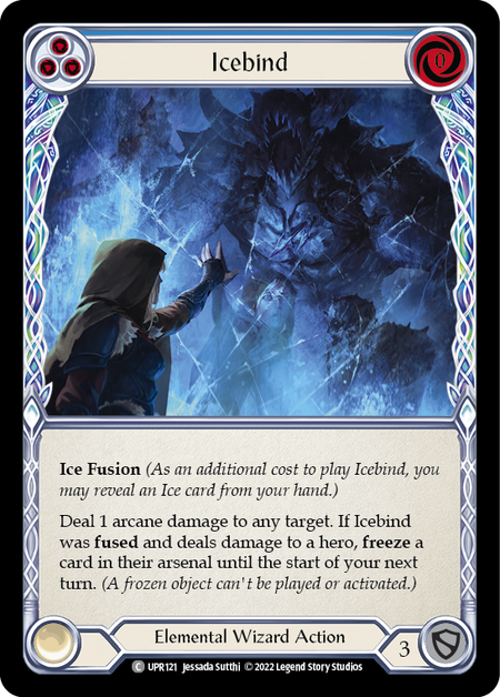 Icebind - Blue Card Front