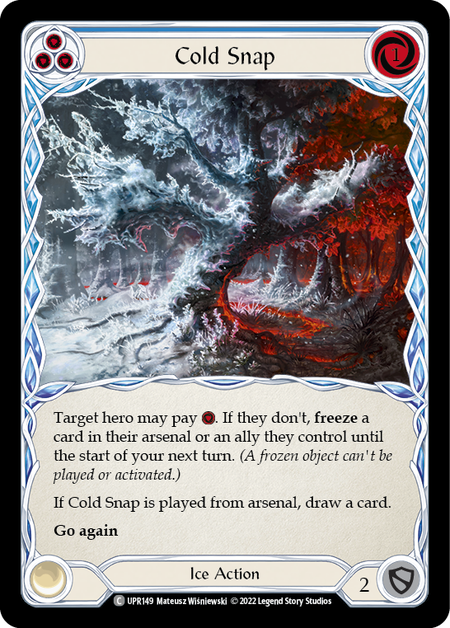 Cold Snap - Blue Card Front