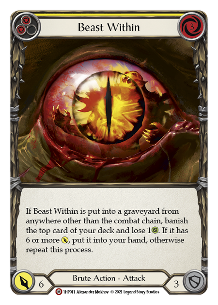 Beast Within Card Front