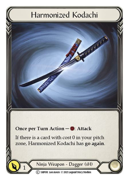 Harmonized Kodachi Card Front