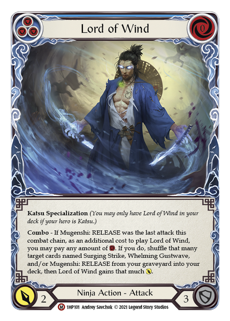 Lord of Wind Card Front