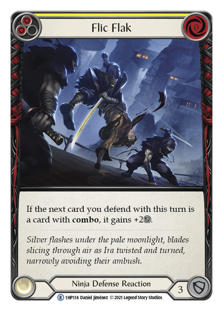 Flic Flak - Yellow Card Front