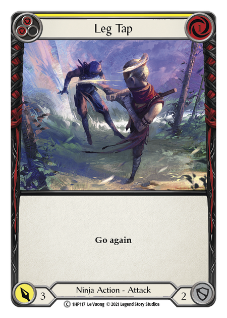 Leg Tap - Yellow Card Front