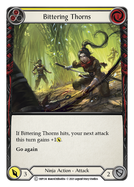 Bittering Thorns - Yellow Card Front