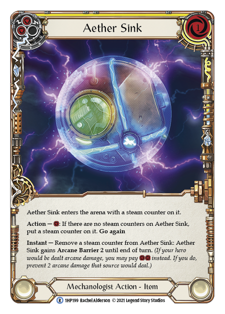 Aether Sink Card Front