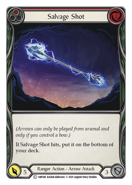 Salvage Shot - Red Card Front