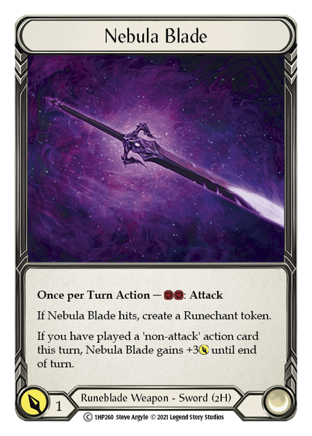 Nebula Blade Card Front