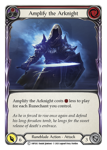 Amplify the Arknight - Red Card Front
