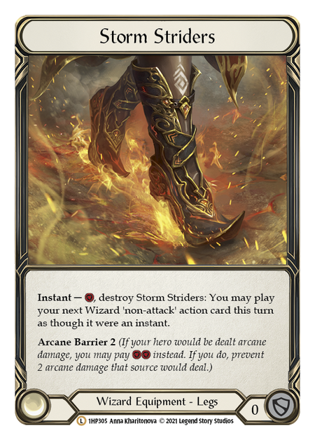 Storm Striders Card Front
