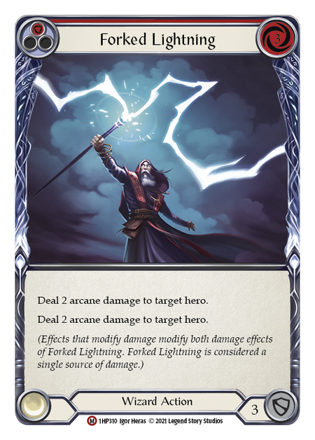 Forked Lightning Card Front