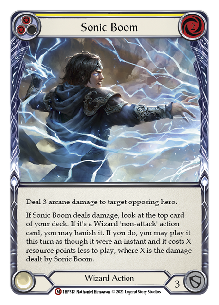 Sonic Boom Card Front