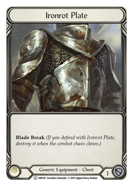 Ironrot Plate Card Front