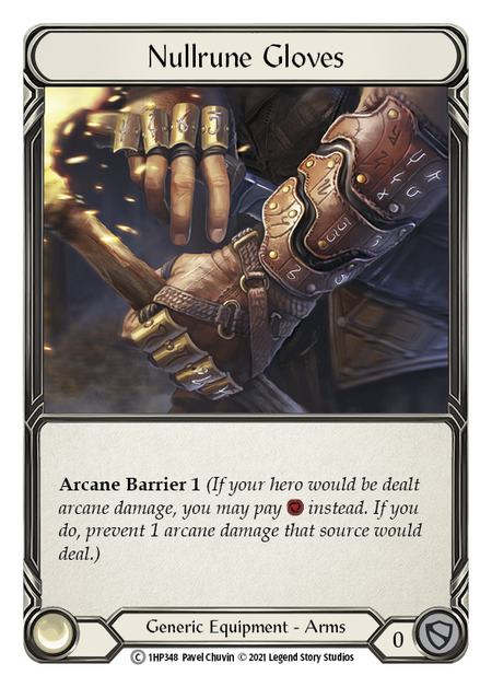 Nullrune Gloves Card Front