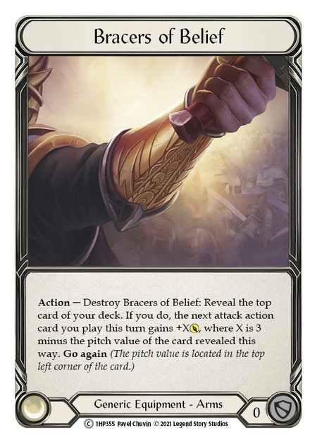 Bracers of Belief Card Front