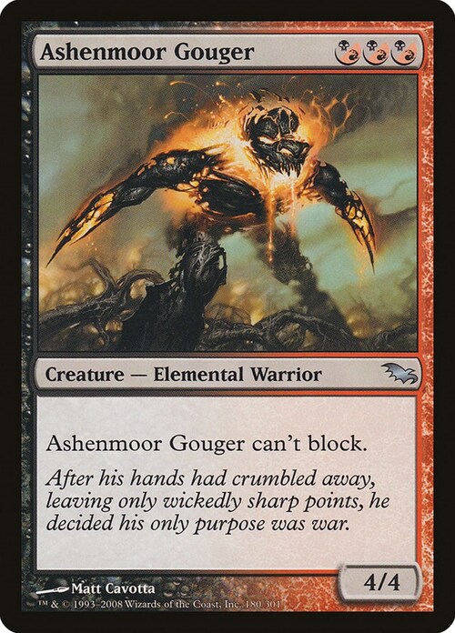 Ashenmoor Gouger Card Front