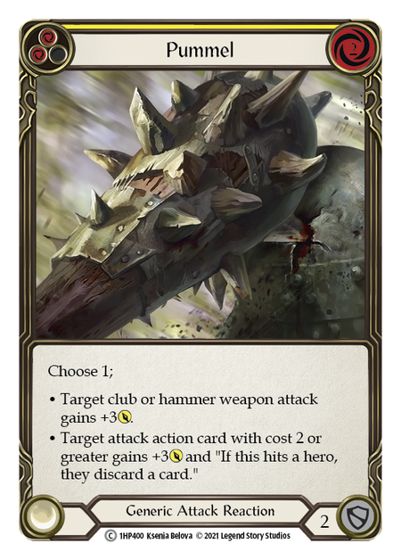 Pummel - Yellow Card Front