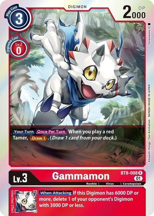 Gammamon Card Front