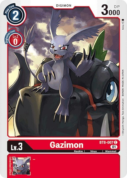 Gazimon Card Front