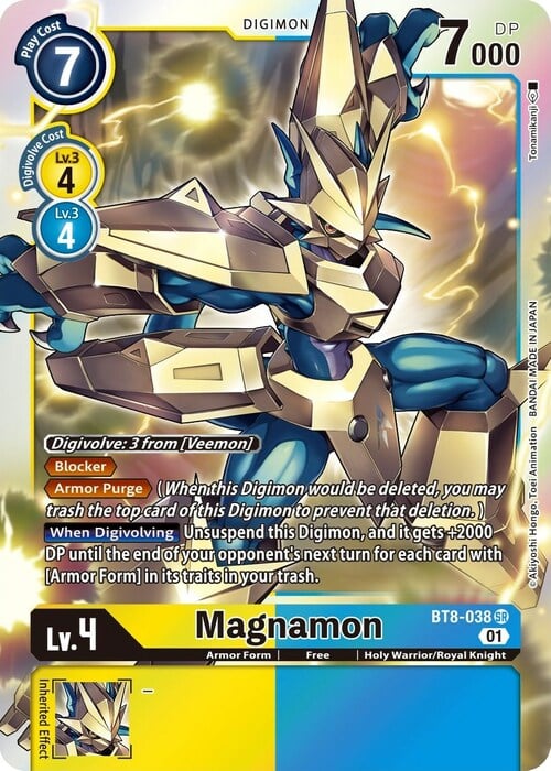 Magnamon Card Front