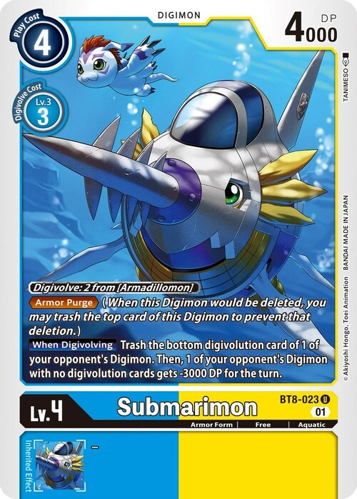 Submarimon Card Front