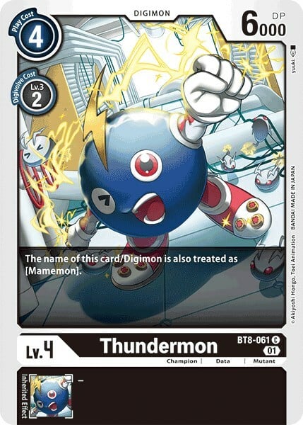 Thundermon Card Front