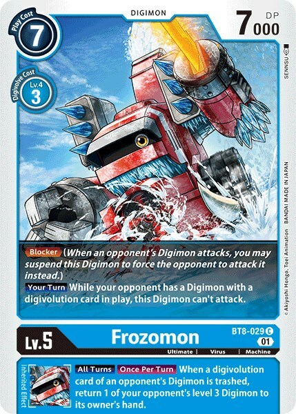 Frozomon Card Front