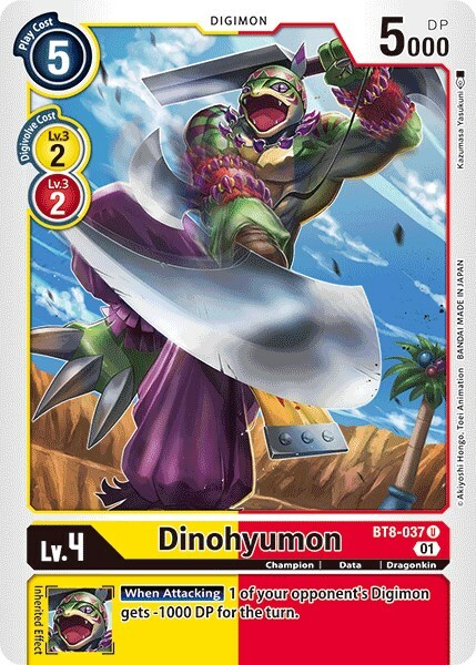 Dinohyumon Card Front
