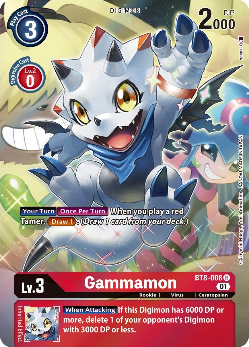 Gammamon BT08 New Awakening Digimon CardTrader