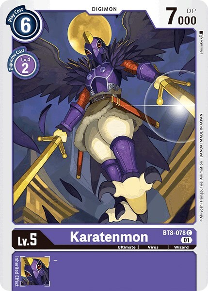 Karatenmon Card Front