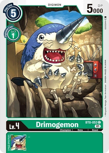 Drimogemon Card Front