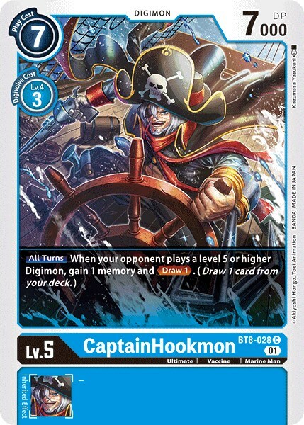 CaptainHookmon Card Front