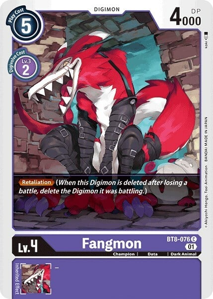 Fangmon Card Front
