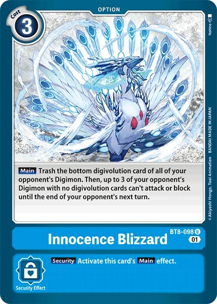 Innocence Blizzard Card Front