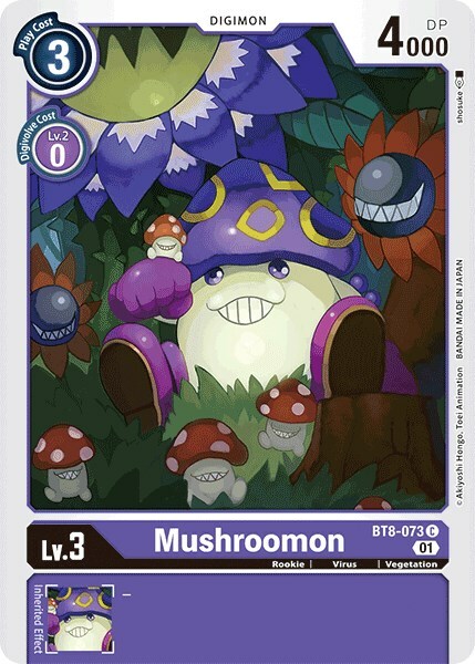 Mushroomon Card Front