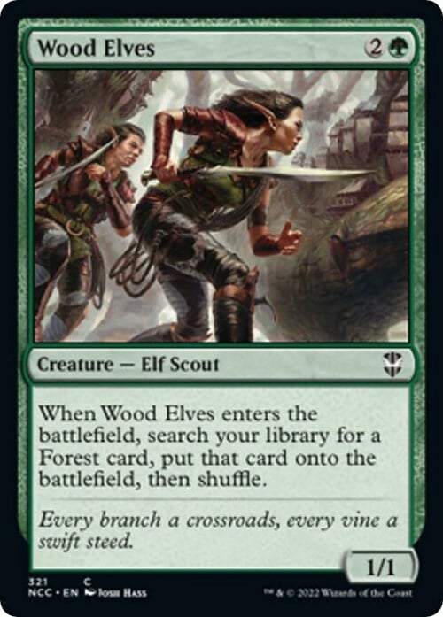 Wood Elves Card Front