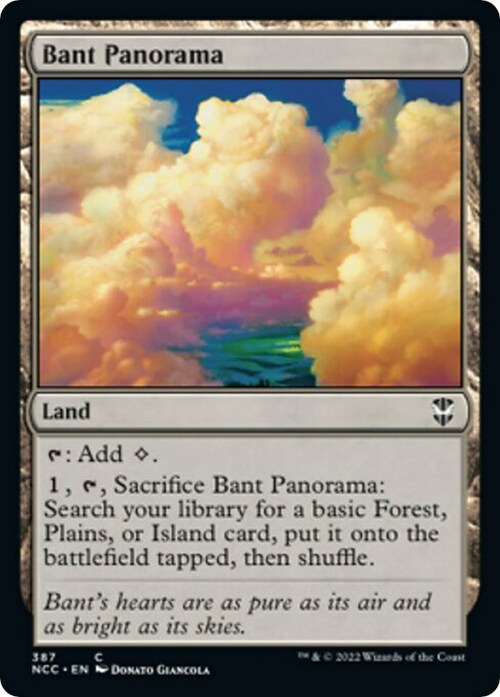 Panorama di Bant Card Front