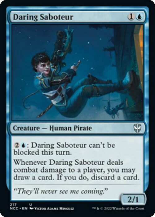Daring Saboteur Card Front