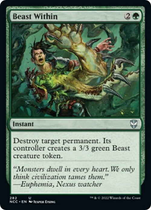 Beast Within Card Front