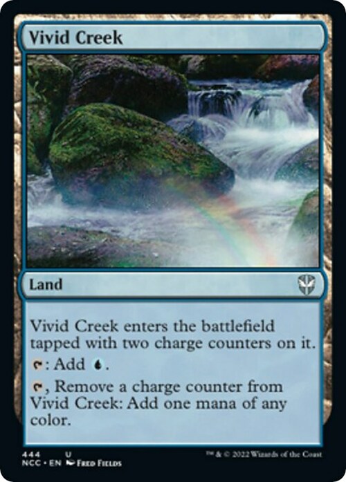 Vivid Creek Card Front