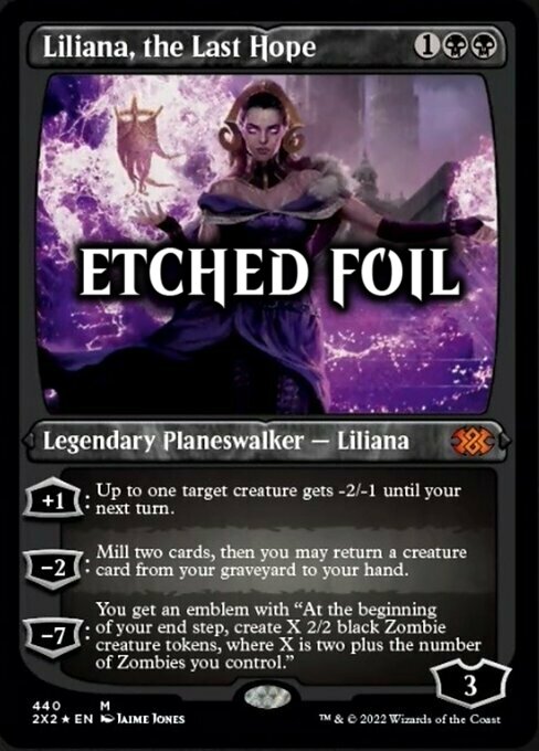 Liliana, the Last Hope Card Front
