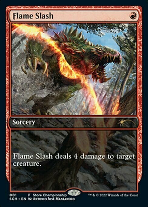 Flame Slash Card Front