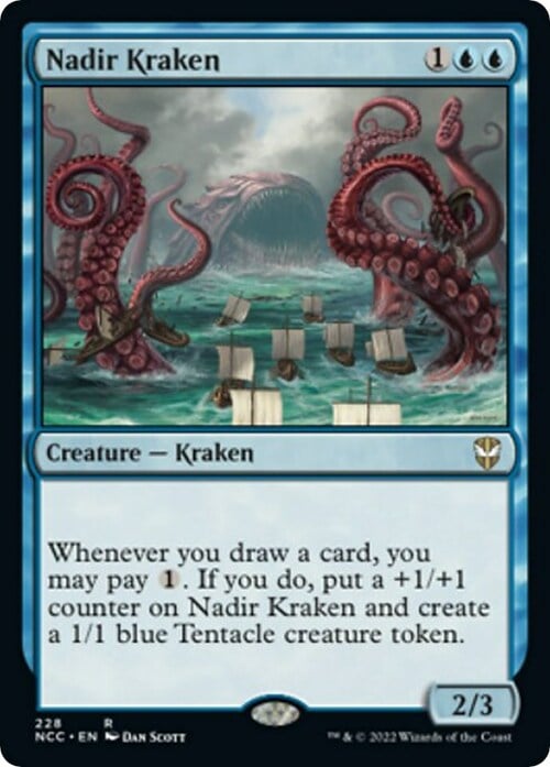 Nadir Kraken Card Front
