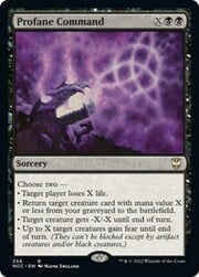 Profane Command 256