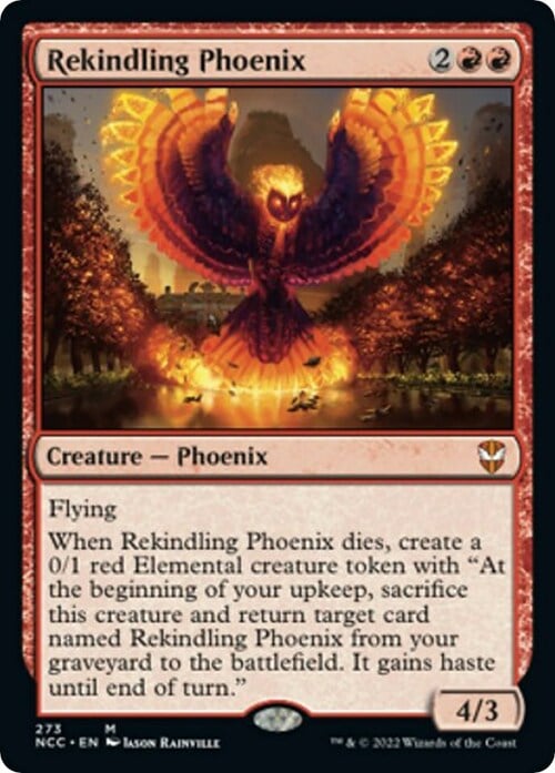 Rekindling Phoenix Card Front